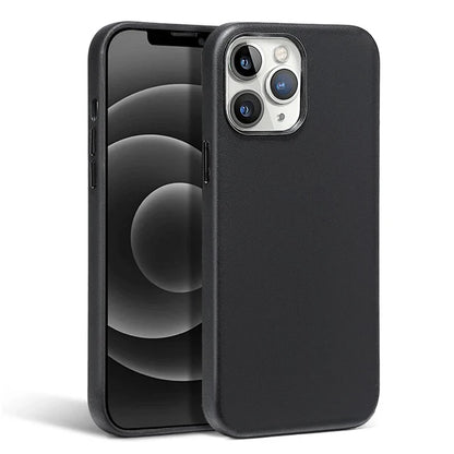 Original For Magsafe Animation Leather Case For iPhone 13 Mini 14 15 16 Pro Max Plus Magnetic Wireless Charging Shockproof Cover