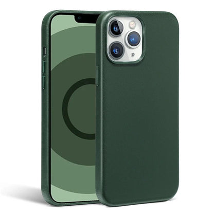 Original For Magsafe Animation Leather Case For iPhone 13 Mini 14 15 16 Pro Max Plus Magnetic Wireless Charging Shockproof Cover