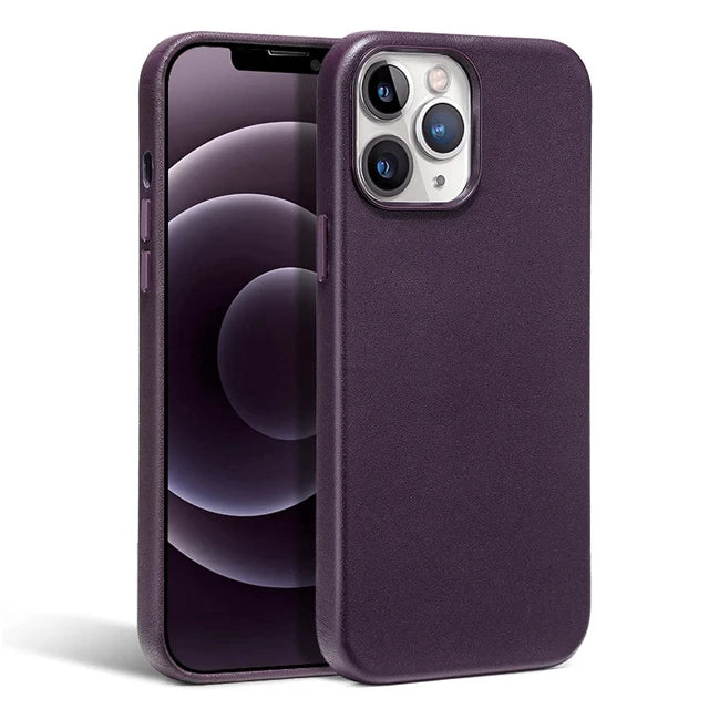 Original For Magsafe Animation Leather Case For iPhone 13 Mini 14 15 16 Pro Max Plus Magnetic Wireless Charging Shockproof Cover