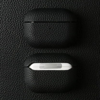 Genuine Leather Protective Case for AirPods Pro, AirPods 3, and AirPods 2 - Cowhide Charging Box